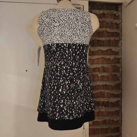 JOSEPH RIBKOFF Top Tank Tunic Layered Split Front 162804 NEW New with Tags Sz 8 - Picture 3 of 12